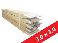 Palik geodezyjny Wyroby z Drewna drewno 100 cm x 30 mm 10 szt.