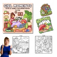 KOLOROWANKI GIRL MOMENTS RELAKS KREATYWNOŚĆ ZABAWA W JEDNYM