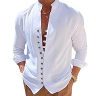 D-look koszula męska casual męska koszula bawełniana długi rękaw regular bawełna rozmiar L