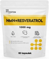 Preparat Proton Labs NMN 500 mg + Resveratrol 500 mg kapsułki 60 szt.