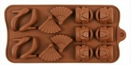 Vysoké podpätky DIY silikónové formy na čokoládu