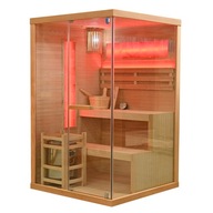 MAZUR SAUNA SUCHA FIŃSKA Z PIECEM HARVIA 3,5 KW