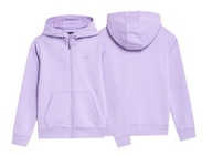 4F bluza dziecięca bawełna fioletowy rozmiar 122 (117 - 122 cm)