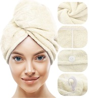 Turban Ręcznik z Chłonnej Mikrofibry 65x25 Rewolucja w Suszeniu Włosów