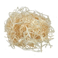 Természetes töltőanyag tavaszi fagyapjú ajándékkosarak dobozaihoz