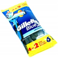 Gillette Blue 3 6szt. (4+2) GŁADSZE GOLENIE