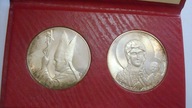 Zestaw 2 x medal Jan Paweł II papiez w Polsce 1991