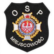 S08 Emblemat OSP + MIEJSCOWOŚĆ NASZYWKA NARAMIENNA