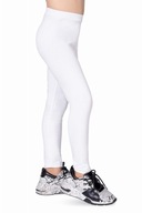 New York Style legginsy dziecięce długie klasyczne bawełna biały rozmiar 158 (153 - 158 cm)
