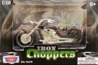 Chopper Iron CUSTOM black 1:18 Motormax