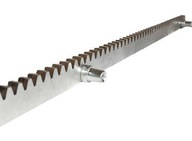 Listwa zębata stalowa 1metr M4 8mm z 3 tulejami i śrubami mocującymi