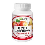 Ocet jabłkowy z witaminą C, 100 tabletek