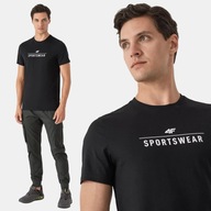 KOSZULKA MĘSKA 4F T-SHIRT BAWEŁNIANY SPORTOWY NA CO DZIEŃ SS23M539