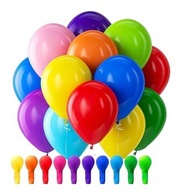 Kolorowe balony urodzinowe pastelowe 26 cm - 100 szt (Party Deco)