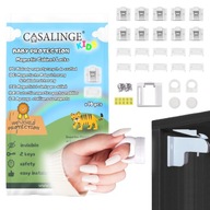 Zabezpieczenie magnetyczne szafek, szuflad Casalinge białe 10 sztuk