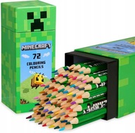 MINECRAFT 72 db-os ISKOLAI ZSÍRKRÉTA KÉSZLET - ISKOLAI ESZKÖZÖK ZSÍRKRÉTA + TOK