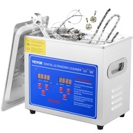 Myjka Ultradźwiękowa 120W Ze Stali Nierdzewnej Z Cyfrowym Wyświetlaczem