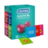 Durex Surprise zestaw prezerwatyw 40 szt.