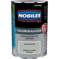 Emalia chlorokauczukowa Nobiles Popielaty Jasny 0,9 l