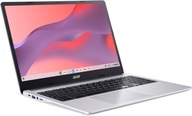 Laptop Acer Chromebook 315 CB315-4H-P1KK 15,6 " Intel Pentium Silver 8 GB / 128 GB srebrny