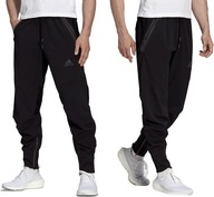 Adidas spodnie dresowe męskie DESIGNED FOR GAMEDAY PANTS czarny rozmiar L