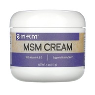 MRM Nutrition MSM Cream Siarka Organiczna w Kremie z Wit A D Aloesem