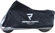 Pokrowiec na motocykl Rebelhorn Cover II r. L czarno-srebrny