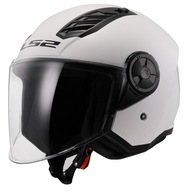 KASK OTWARTY LS2 OF616 AIRFLOW II BIAŁY JET ECE 22.06 na motor skuter