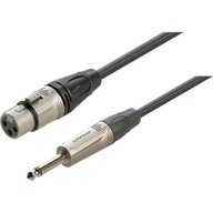 Samec XLR kábel - Jack 6,3 mm Mono 3m