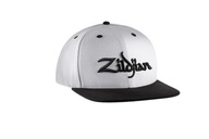 Baseballová čiapka Zildjian, biela čiapka s čiernym logom