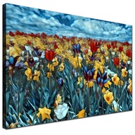 Moderný obraz Lúka s kvetmi 120x80
