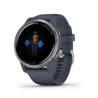 GARMIN Smartwatch Venu 2 Srebrny granitowy