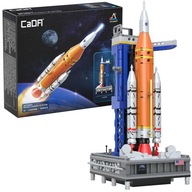 ÉPÍTŐKOCKÁK CADA KÉSZLET NASA ŰRRAKÉTA PROGRAM ARTEMIS SLS 659 DARABOS