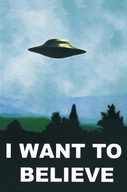 Akty X - UFO - Chcem veriť - plagát