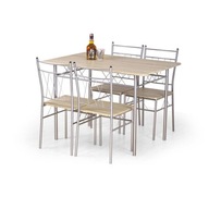 Jedálenský set FAUST dub sonoma stôl+stoličky (1+4)