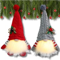 SKRZAT ŚWIĄTECZNY KRASNAL GNOM LED NA ŚWIĘTA DEKORACJA ŚWIĄTECZNA 2X