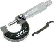 Vonkajší mikrometer na meranie TOLSEN 0-25 mm