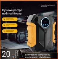 KOMPRESOR SAMOCHODOWY POMPKA SPRĘŻARKA LED 12V LCD