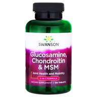 Suplement diety Swanson Health Products Glucosamine Chondroitin & MSM 120 tabletek