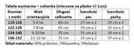 Mała Mi sukienka dziecięca rozkloszowana mini poliester rozmiar 146 (141 - 146 cm)