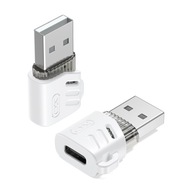 XO adaptér NB256D USB-C - USB bílý