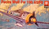 Samolot model do sklejania Focke-Wulf FW-190 A/F 1:72 ZTS Plastyk S013