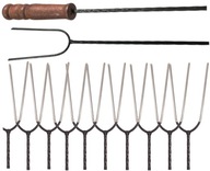 Widelec ogniskowy (widełki) kije na ognisko solidne i długie 120cm 120 cm 10 szt.