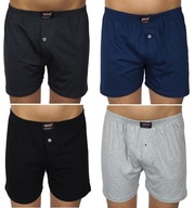 4x Pánské boxerky Volné bavlněné - Slipy Šortky na spaní XL