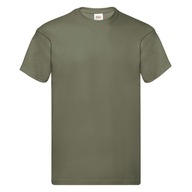 T-SHIRT KOSZULKA FRUIT OF THE LOOM clas. olive S