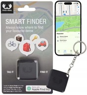 LOKALIZATOR KLUCZY GPS SMART Bluetooth FINDER AirTag Apple My Find czarny