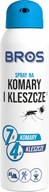 Rozpylacz, aerozol przeciwko kleszczom, komarom Bros 0,086 kg 90 ml