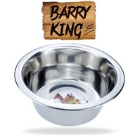 Pojedyncza miska podwieszana metalowa Barry King srebrny 2,8 l
