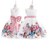 Wonderlandia sukienka dziecięca rozkloszowana midi poliester rozmiar 110 (105 - 110 cm)