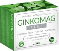 Suplement diety Xenico Pharma Ginkomag Plus miłorząb japoński kapsułki